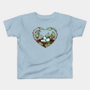 Nest branch hand drawn Kids T-Shirt